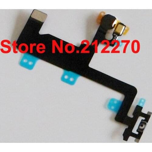 YUYOND 50pcs/lot Original New Power Switch On/ OFF Flex Ribbon Cable Replacement Part For iPhone 6 4.7" Wholesale