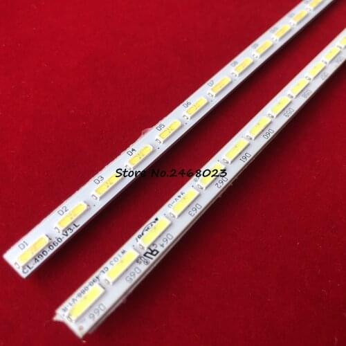 LED strip 66 lamp For Philips 49"TV 49pus7101 LK 10024664-A0 11800820-A0 CL-490-066-V1-R/L 11800819-A0 TPT490U2-EQLSHA.G