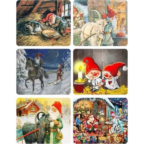 Uone New Diamond Painting DIY Cross Stitch Chirstmas Santa Claus Embroidery Rhinestone Kids Adult Home Bedroom Office Decor Gift