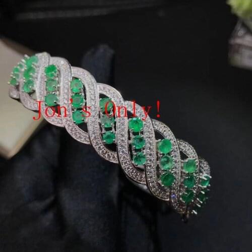 Classic spiral style red garnet gemstone bracelet women 925 sterling silver jewelry silver bangle girl birthday gift natural gem