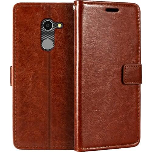 Case For Alcatel One Touch A3 Wallet Premium PU Leather Magnetic Case Cover With Card Holder For Orange Dive 72 Alcatel A3 2017