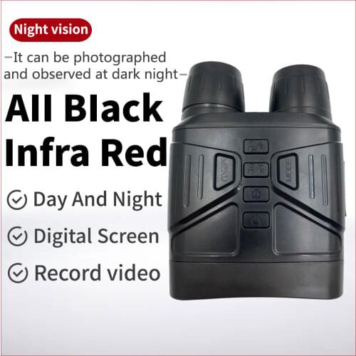 NV400B Digital Night Vision BINOCULAR IR LED Camorder 3.5X-7X Zoom Mini Night Vision Device for nighthunting imager 400M 32GB