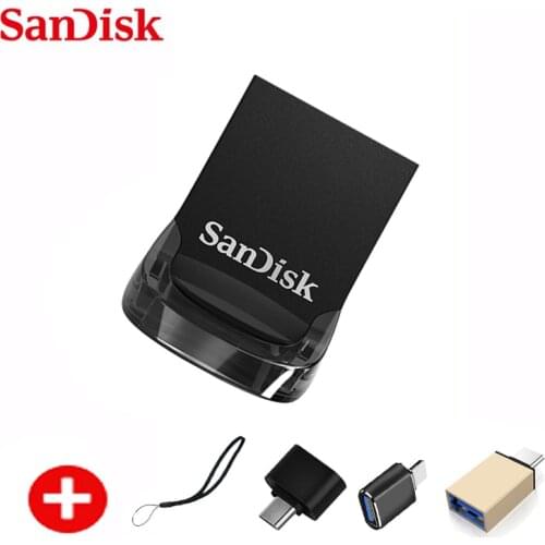 SanDisk USB 3.1 CZ430 Mini Flash Drive Disk 128GB 64GB 32GB 16GB Pen Drive high Speed 130MB/s USB Stick Storage Device