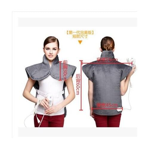Physiotherapy electric heating vest waist /back support shoulder pad vest Cim porcelain beads physiotherapy heat back pad