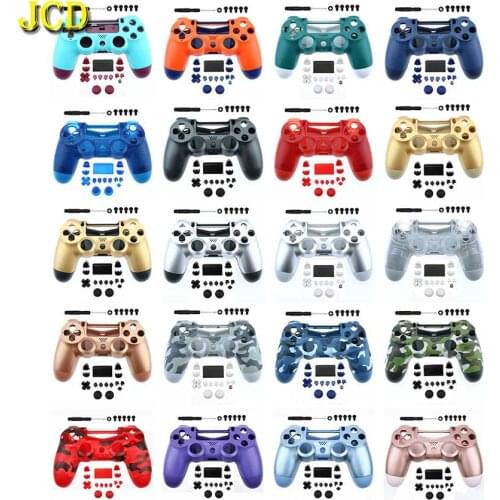 JCD Replacement Full Shell & Buttons Mod Kit For PS4 Slim JDS 040 Gamepad Protection Case For JDS-040 PS4 Pro Housing Cover