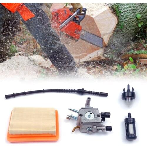 Carburetor Kit for stihl FS400 FS450 FS480 String Trimmer Brush Cutter Fuel Line