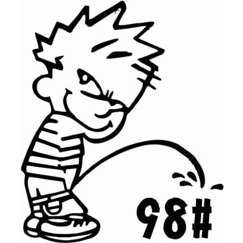 Creativity Baby Diesel 98# Reflective Funny Car Sticker Waterproof Decal,for All Kinds of Cars Auto Styling,21cm*21cm