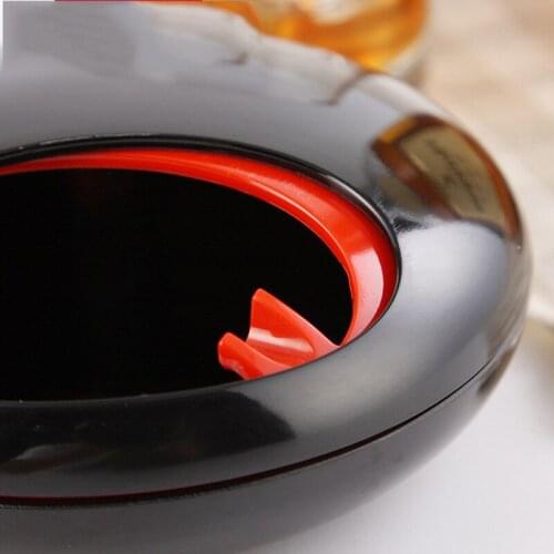 Creative fashion large rotating ashtray with lid home car ashtray cigar ashtray to give boyfriend a gift ashtrays with lids