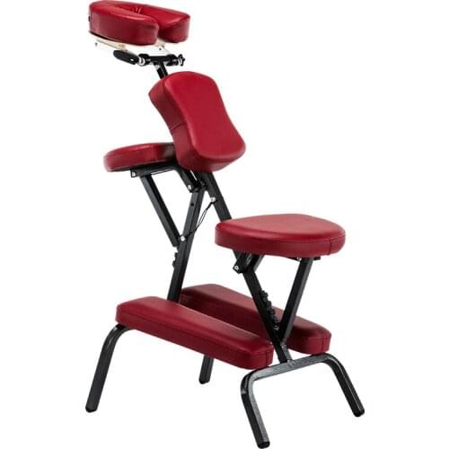 LK38 Morden Portable Leather Pad Massage Chair Folding Adjustable Tattoo Scraping Chair With Armrest High Quality Beauty Bed