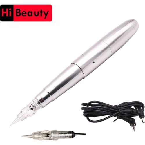 Small Motor Tattoo Pen Rotary Tattoo Machine Aluminum Alloy Tattoo Gun Equipment For Semi Permanent Microblading Makeup