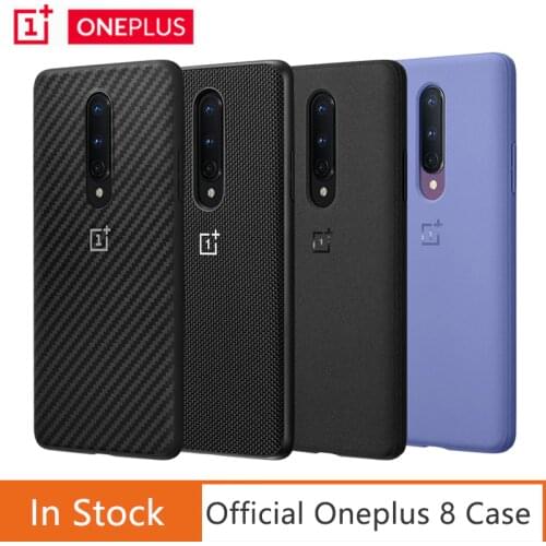 Official New Oneplus 8 Pro Case Nylon Bumper Case Sandstone Bumper Karbon Bumper Case Clear Bumper Case For Oneplus 8T