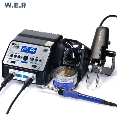 938BD+ Upgrade Version SMD Hot Tweezers desoldering soldering station