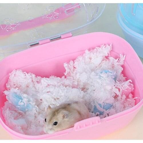 Pet Cage Practical House Travel Portable Squirrel Visible Mesh Hamster Carrier Bag Ventilation window Go Out Box