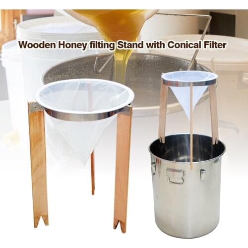 Filter Stand for Honey Filtering with Conical Filter Beekeeping Honey Processing Beekeeping Equipment