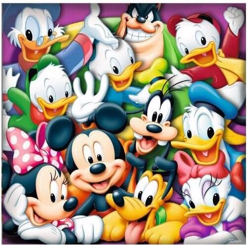 Full mouse diamond painting cartoon duck mosaic embroidery diamond dotz rhinestone picture puzzle drawing wall decor craft gifts