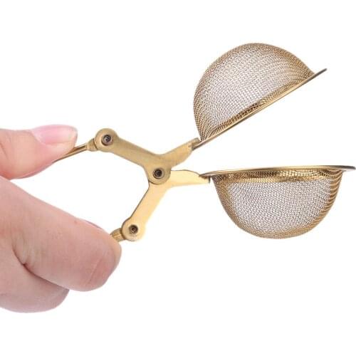 Rose Gold Tea Infuser Stainless Steel Sphere Mesh Tea Strainer Herb Spice Filter Tea Pot Mug Teaware Diffuser Tea Accessories