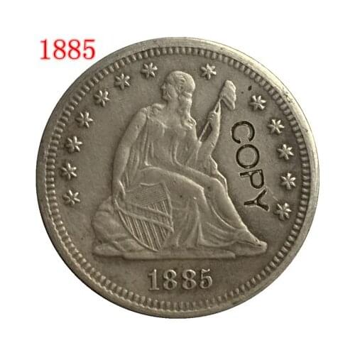 USA 1885 LIBERTY SEATED QUARTER DOLLARS COPY COINS