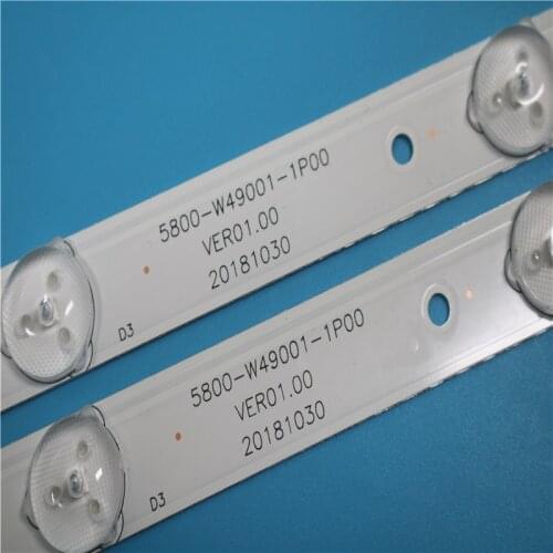 Led backlight for 49E3000 49E6000 49E360E/5ERS 5800-W49001-1P00 5800-W49001-0P00 5850-W50007-1P00 5800-W49001-DP00 480MM