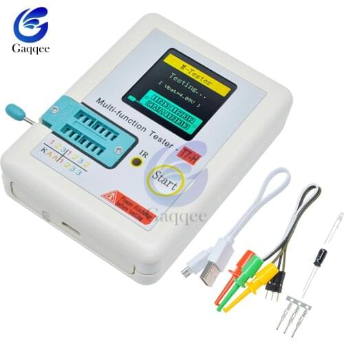 TC-T7-H Transistor Tester Diode Triode Capacitance MOS/PNP/NPN LCR ESR TFT LCD Screen Tester Multimeter infrared coding