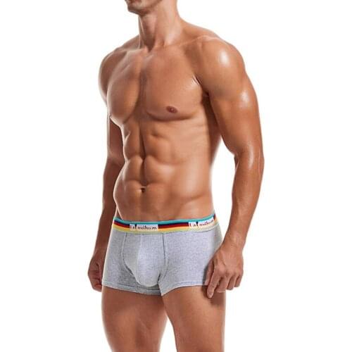 3PCS/Lots Men Underwear Seamless Boxer Shorts Low Waist Breathable Bugle Pouch Underpants Trunks Calsoncillos Hombre Boxershorts