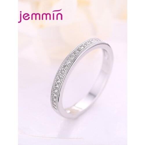 Vintage Statement Proposal Rings For Women CZ Crystal 925 Sterling Silver Fashion Jewelry Anniversary Gift Wholesale