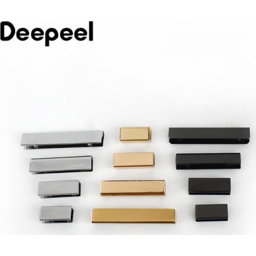 10pcs 19/25/39/52mm Bag Strap Cover Clasp Screw Purse Decor End Clips Edges Corner Protector Belt Tails Plugs DIY Leather Craft