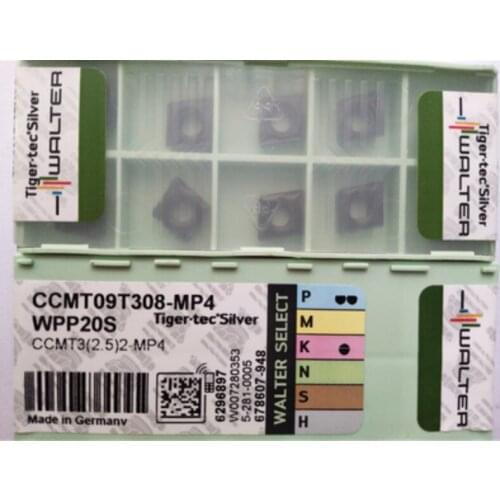 100 PCS CARBIDE INSERT CCMT09T308-MP4 WPP20S