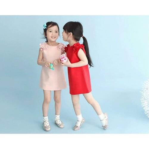 2016 baby Girls dress in the summer Princess sleeveless dresses baby girl cothing