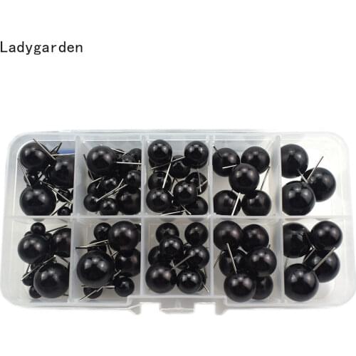 90PCS New Glass Eyes 6/8/10/12/14mm Needle Felting Animals Bears Rabbit Dog Dolls Animal Eyes for DIY Dolls Toy Accessories