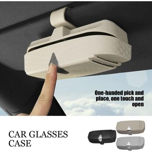 Car Glasses Frame Sun Visor Clip Sun Visor Glasses Case Universal Car Glasses Frame Protection sunglasses case