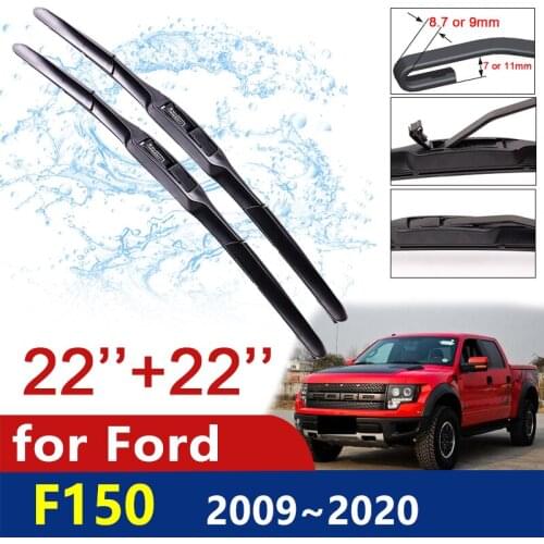 Car Wiper Blade for Ford F150 2009~2020 F-150 Raptor LOBO XL XLT Front Windscreen Window Wipers Car Goods 2010 2017 2018 2019
