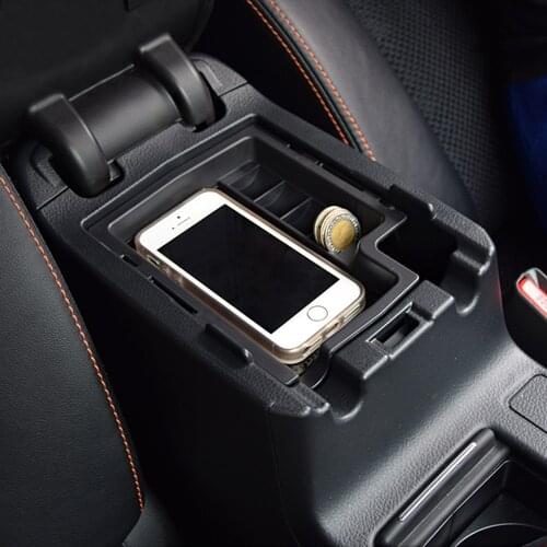 Car styling ,Car Armrest Storage Box Cover Center Console trays Fit For Subaru XV 2012-2015 Car accessories
