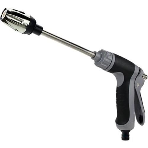 Large Strong Long Rod Metal Pressure Washer Water Spray Gun Brass Nozzle Garden Hose Lawn Car/motorcycle Cleaning/ Garden Wate