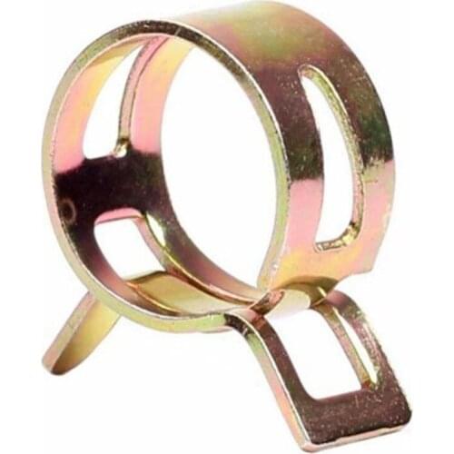 For rubber hose Spring Clips For silicone ID 1/4\" 6 mm Metal Color Vacuum Fuel Oil Hose