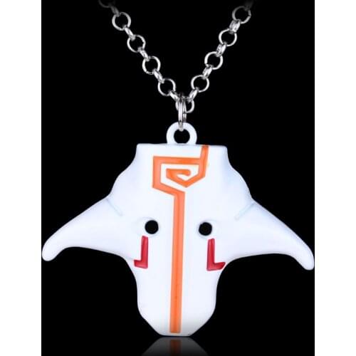 Dongsheng Fashion Game Jewelry DOTA 2 Necklaces Jugg mask Metal Pendant Necklace Mens Cool Pendants Necklace Collier