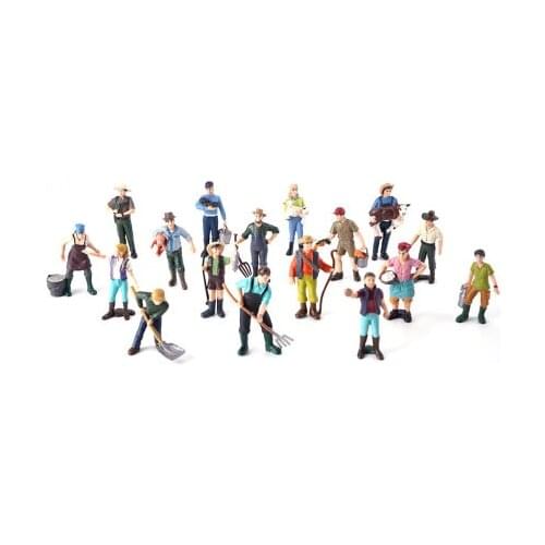 Model figure DIY manual sand table building model material model little doll furnishing articles color farm scene