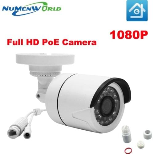 Numenworld 1080P POE IP camera 2MP Waterproof HD CCTV security camera Surveillance IP cam outdoor 48V POE for day and night use