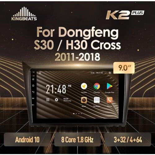 KingBeats Android Octa-Core head unit HU 4G in Dash Car Radio Multimedia Video Player Navigation GPS For Dongfeng S30 H30 Cross 1 2011 - 2018 no dvd 2 din Double Din Android Car Stereo 2din