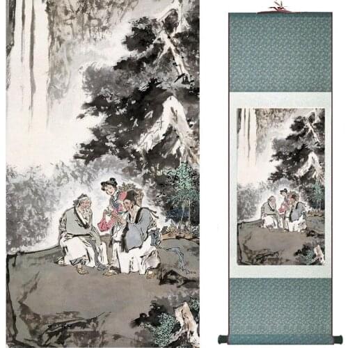 Pretty girl painting Chinese Art Painting Home Office Decoration Chinese painting art figure painting 2019081603