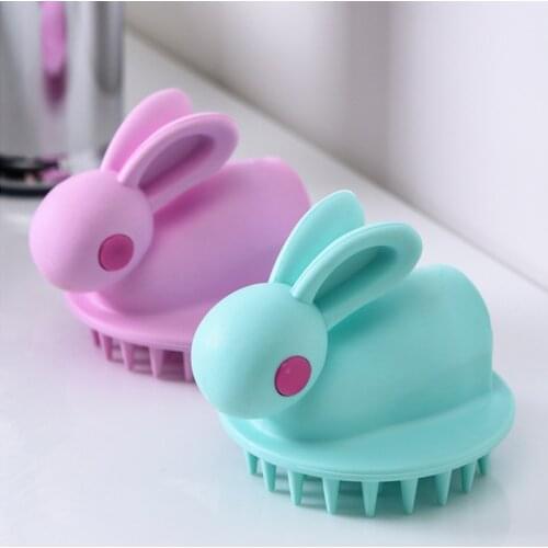 Massage Brush Bath Hair Washing Silicone Shampoo Comb Shower Head Body Scalp Scalp Hair Massager Brush Comb