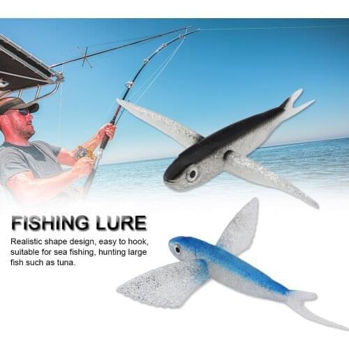 Bionic Flying Fish Marine Fish Soft Tuna Bait Kingfisher Tuna Mackerel Marlin Seawater Fishing Bait Suitable For Sea Fishing