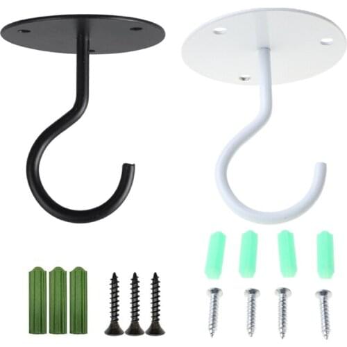 Wall Mount Ceiling Hook Bracket Hanger for Hanging Bird Feeders Lanterns Wind Chimes Planters Decoration Outdoor
