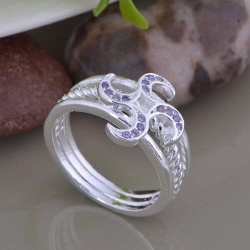 Wholesale High quality silver plated Fashion jewelry rings WR-905