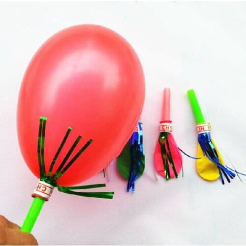 50pcs/lot Plastic Whistle Balloon Children Toy Assorted Color Globos Children Kids Toys Wedding Decoration Balloons