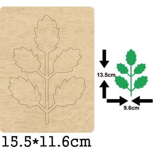 Leaf Wood Dies Cutting Dies 2020 New Die Cut &Wooden Dies Suitable for Common Die Cutting Machines on the Market