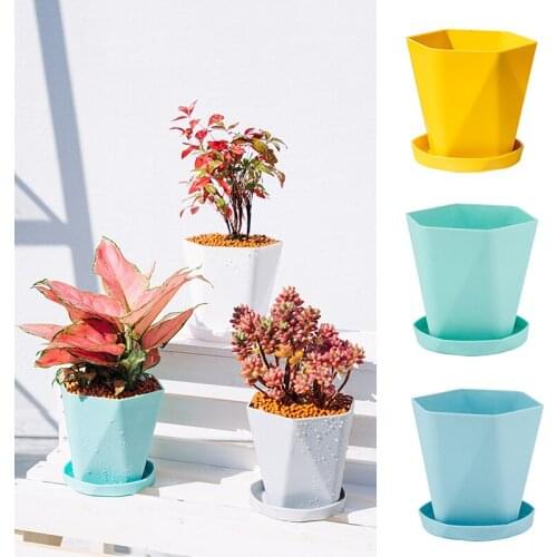 Thickened Flower Pots Plastic Gallon Pots Household Resin Planting Pots Balcony Green Basket Flower Garden Decoration