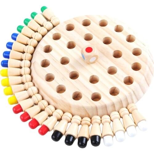Family Interactive Memory Chess Toy Playset Early Color Cognition Learning