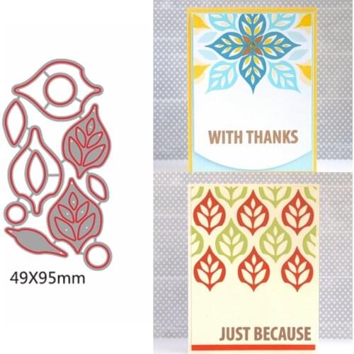 Unique Leaves Decoration On Die Cuts For Card Making dies scrapbooking metal cutting dies new 2019