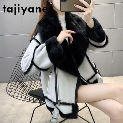 Women Coats Winter 2021 Real Fur Coat Woman Real Wool Jackets Womens Genuine Sheepskin Jacket Mujeres Abrigos TN1488