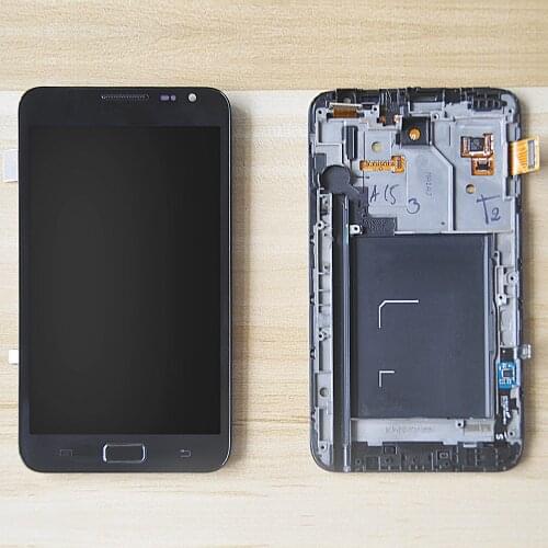 Sinbeda Super AMOLED For SAMSUNG GALAXY Note i9220 N7000 LCD Display Touch Screen Digitizer Assembly With Frame + Home Button